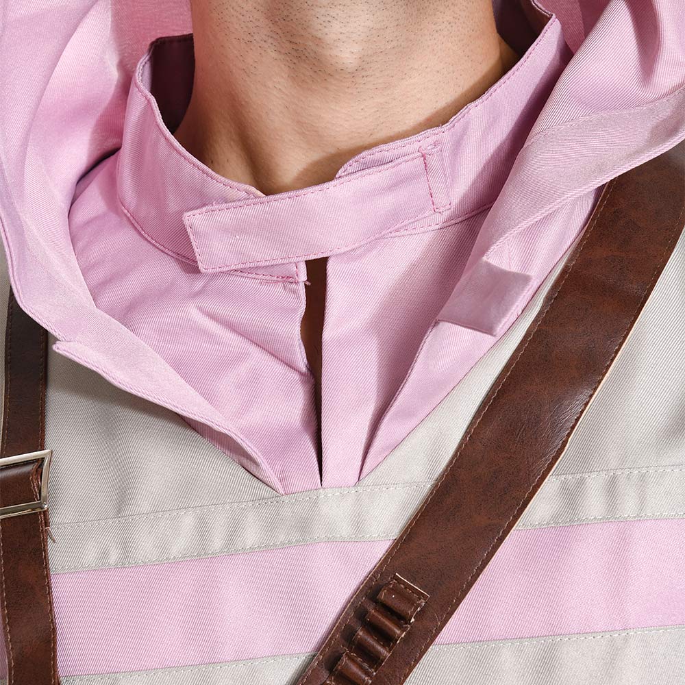  Cal Kestis Pink Cloak Outfits Halloween Carnival Suit Cosplay Costume Accessories