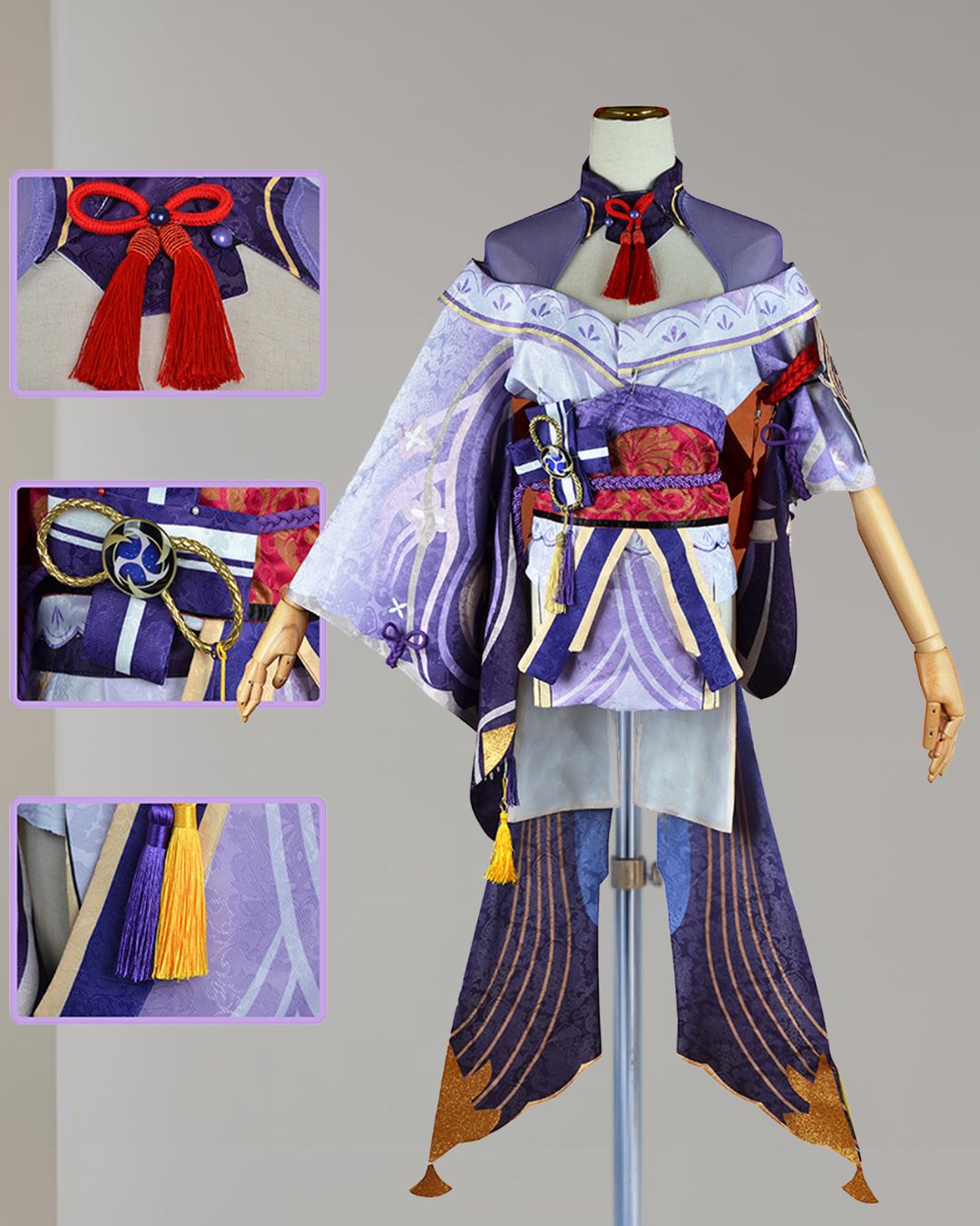  Genshin Impact Baal Raiden Shogun Cosplay Costume Skirt Dress Festival Carnival Christmas 