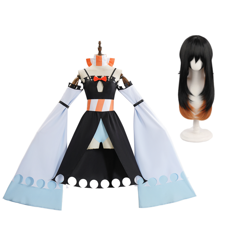 Gachiakuta  Amo Women Black Outfit Halloween Carnival Cosplay Costume