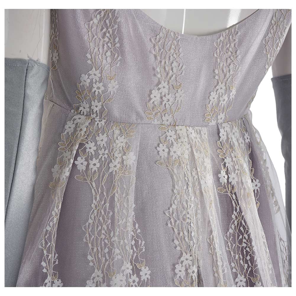 Bridgerton Sophie Beckett Women White Outfit Halloween Carnival Cosplay Costume