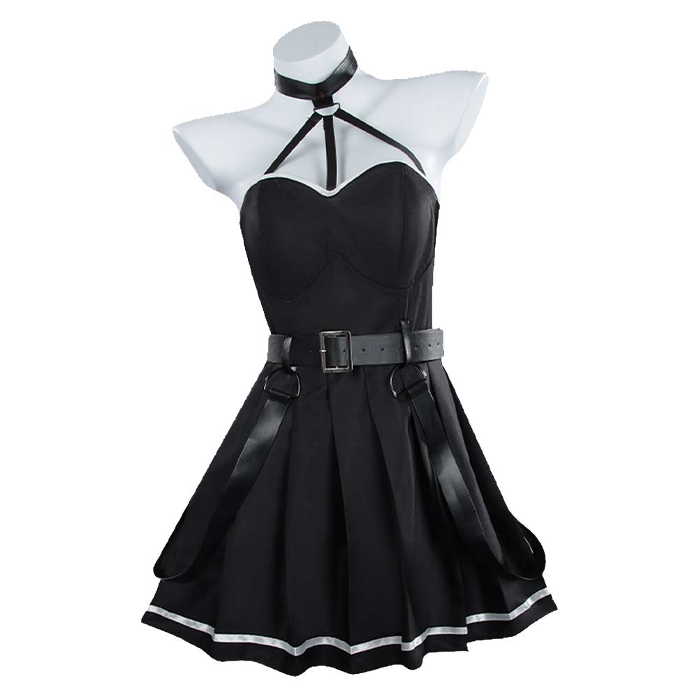 Frieren: Beyond Journey‘s End Ubel Black Short Dress Outfit Halloween Carnival Cosplay Costume