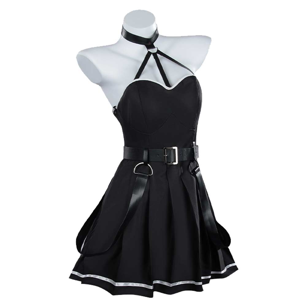 Frieren: Beyond Journey‘s End Ubel Black Short Dress Outfit Halloween Carnival Cosplay Costume