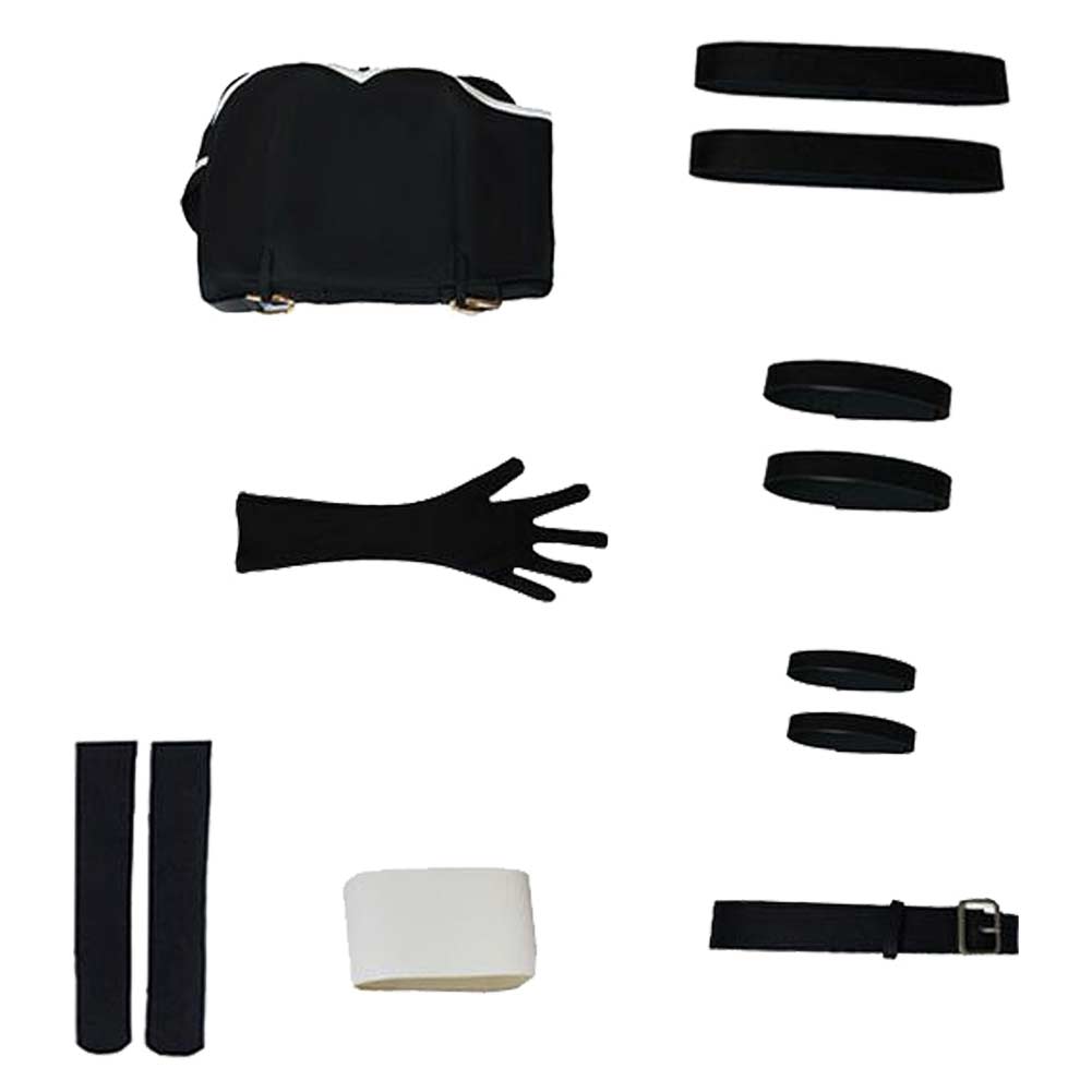 Frieren: Beyond Journey‘s End Ubel Black Short Dress Outfit Halloween Carnival Cosplay Costume