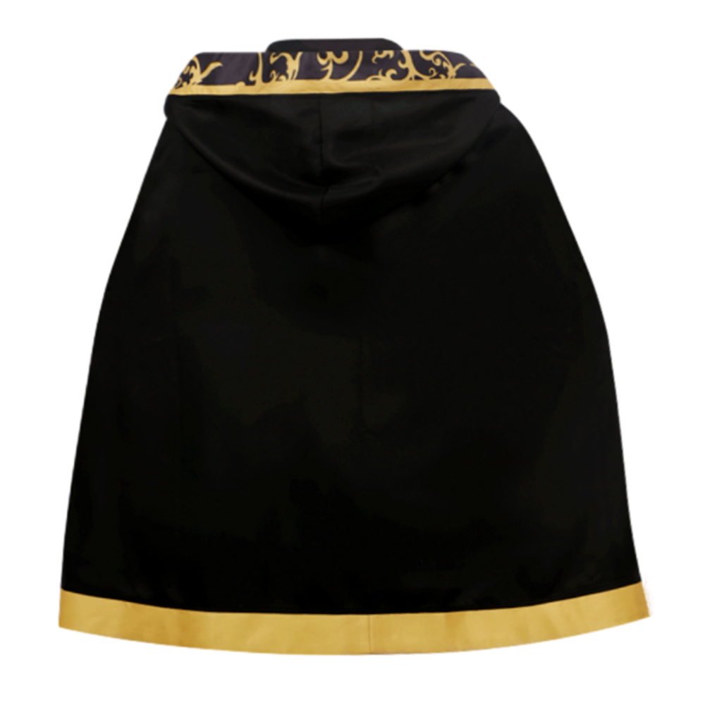 Wand and Sword The Wizard Knight Tale Lihanna Owenzaus Women Black Magic Robe Cosplay Costume