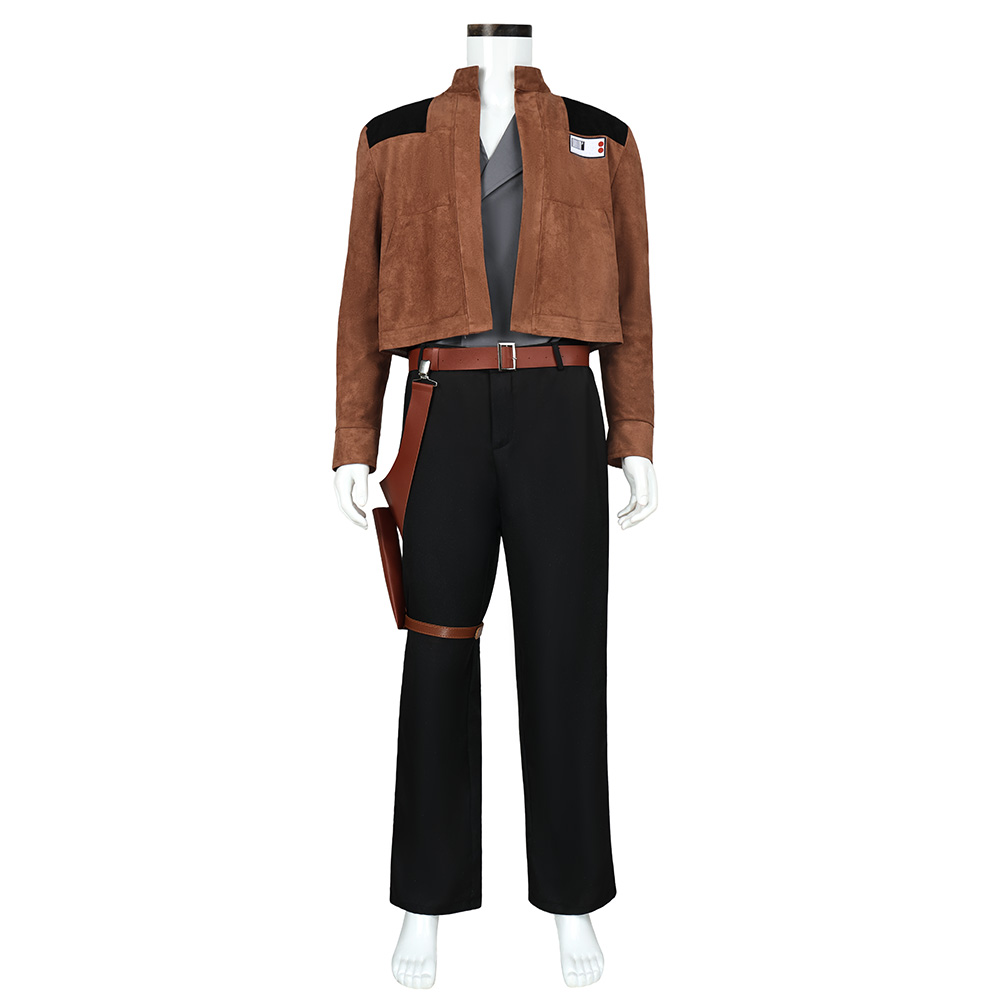 Han Solo Brown Coat Outfit Halloween Carnival Cosplay Costume
