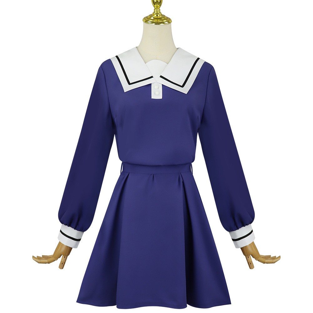 I Want to Love You Till Your Dying Day Sheena Mimi Ali Women Blue Uniform Halloween Cosplay Costume
