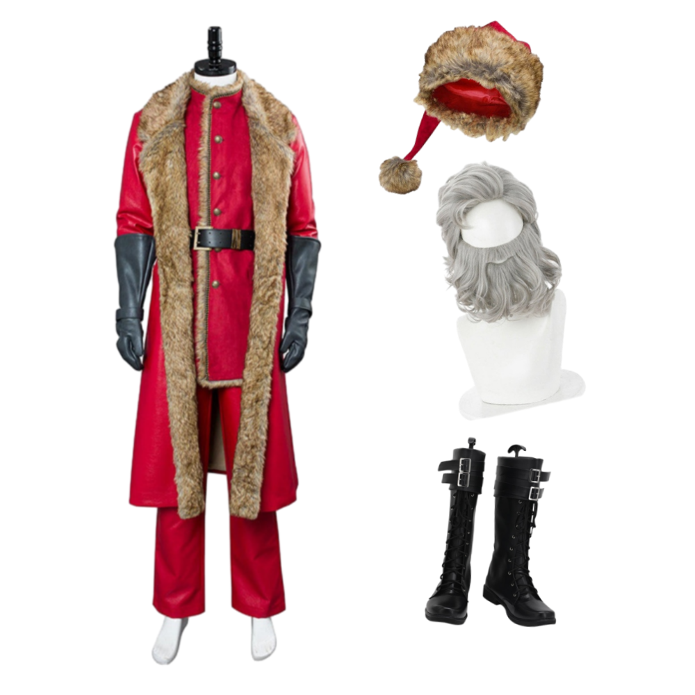 The Christmas Chronicles Santa Claus Outfit Cosplay Costume Christmas Carnival Suit
