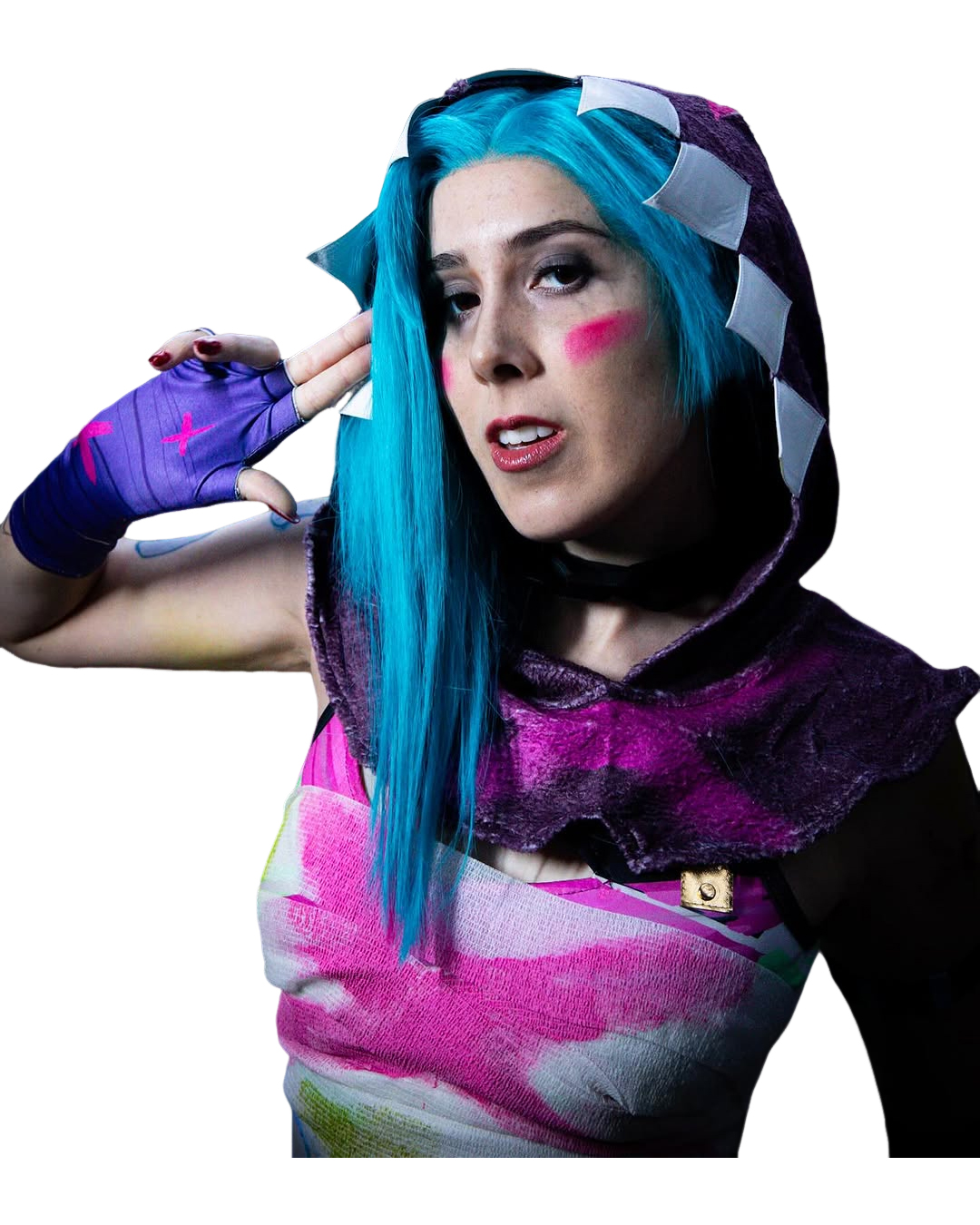 Arcane Season 2 Jinx Top Pants Outfits Halloween Carnival Cosplay Costume