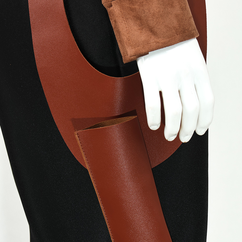 Han Solo Brown Coat Outfit Halloween Carnival Cosplay Costume