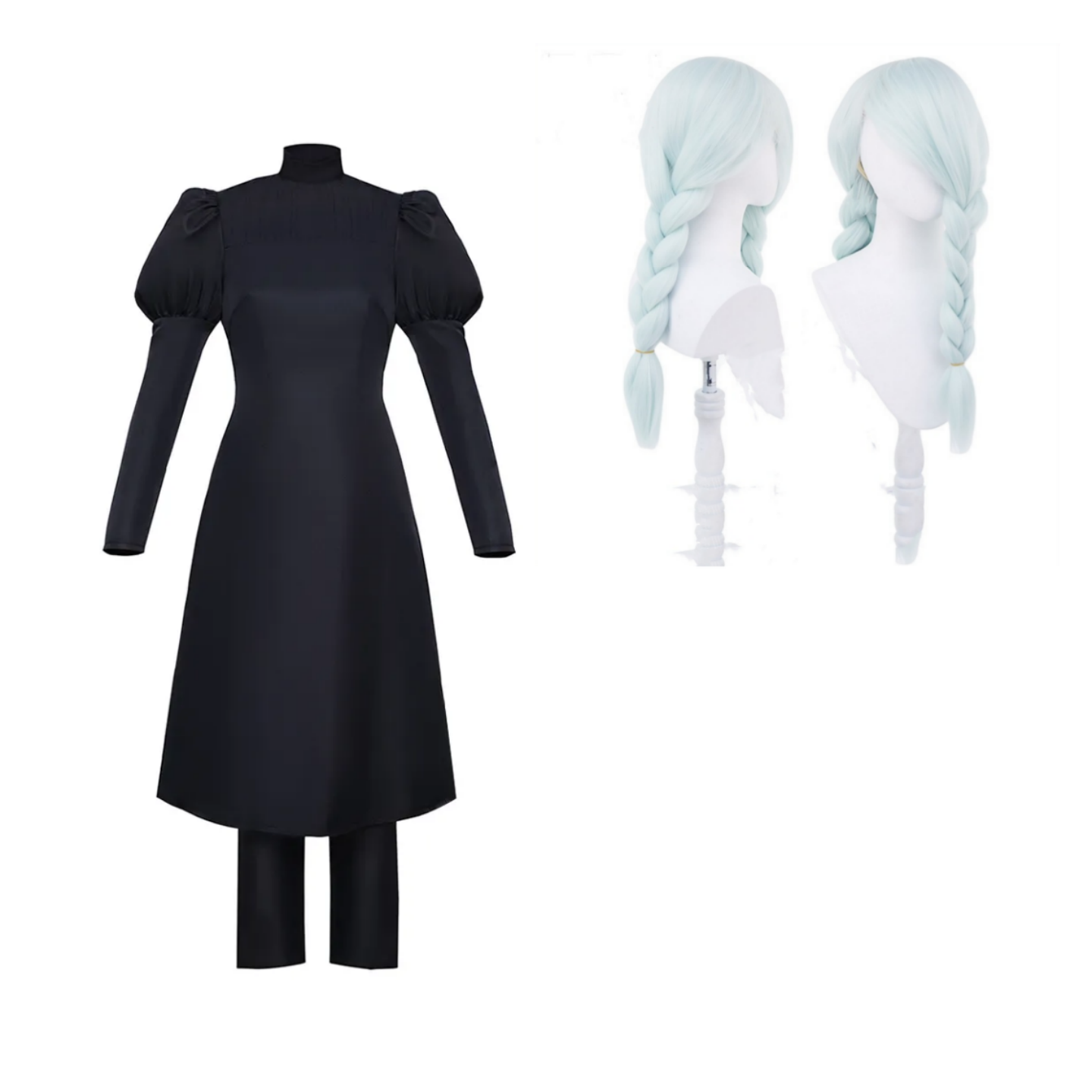 Mei Mei Women Black Outfit Halloween Carnival Cosplay Costume