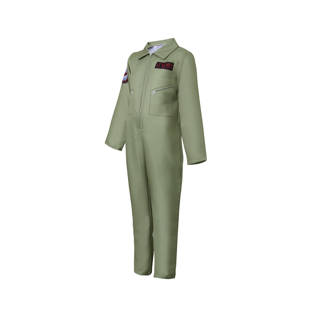 Ghostbusters Kids Green Jumpsuit Outfit Halloween Carnival Cosplay Costume