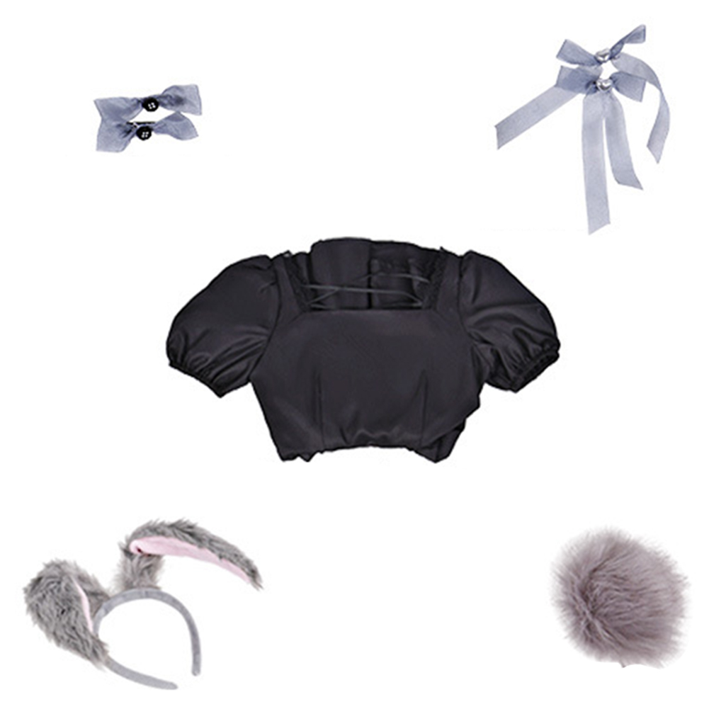 Alien Stage Sua Black Bunny Girl Dress Outfits Halloween Carnival Cosplay Costume
