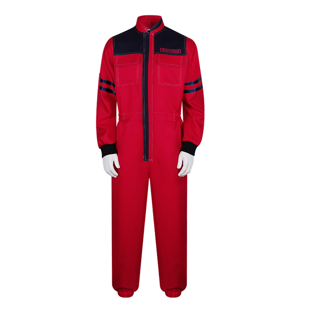 The Running Man Red Game Suit Jumpsuit Halloween Carnival Cosplay Costume