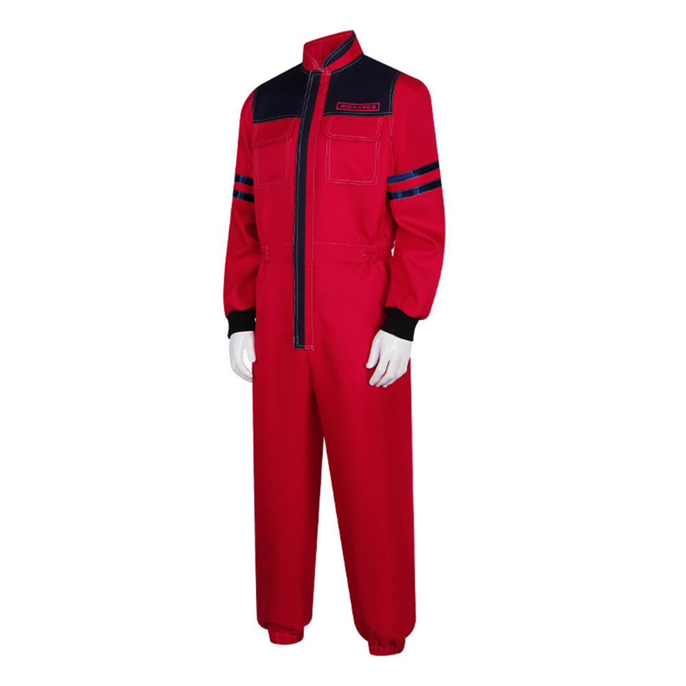 The Running Man Red Game Suit Jumpsuit Halloween Carnival Cosplay Costume