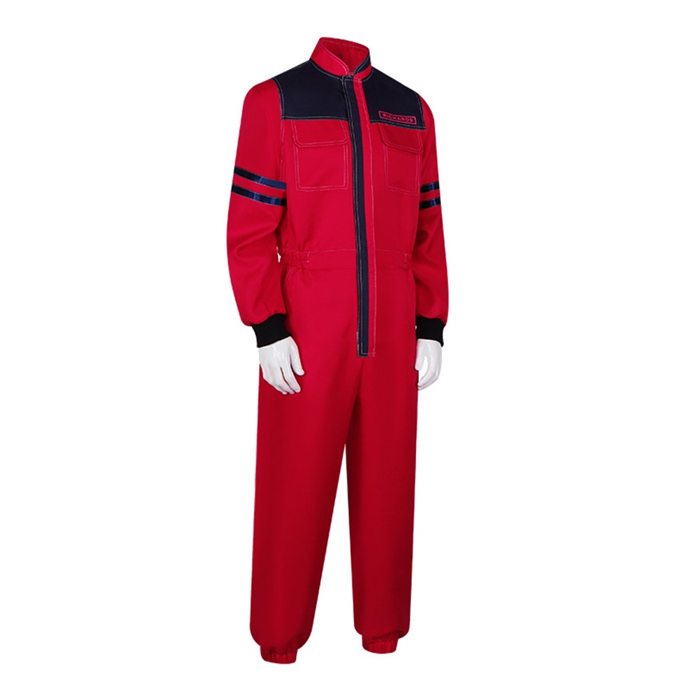 The Running Man Red Game Suit Jumpsuit Halloween Carnival Cosplay Costume