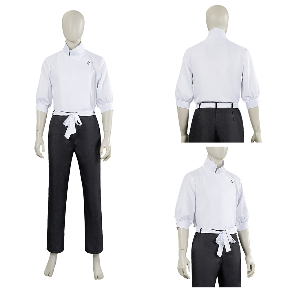 Yuta Okkotsu White Suit Outfits Halloween Carnival Cosplay Costume