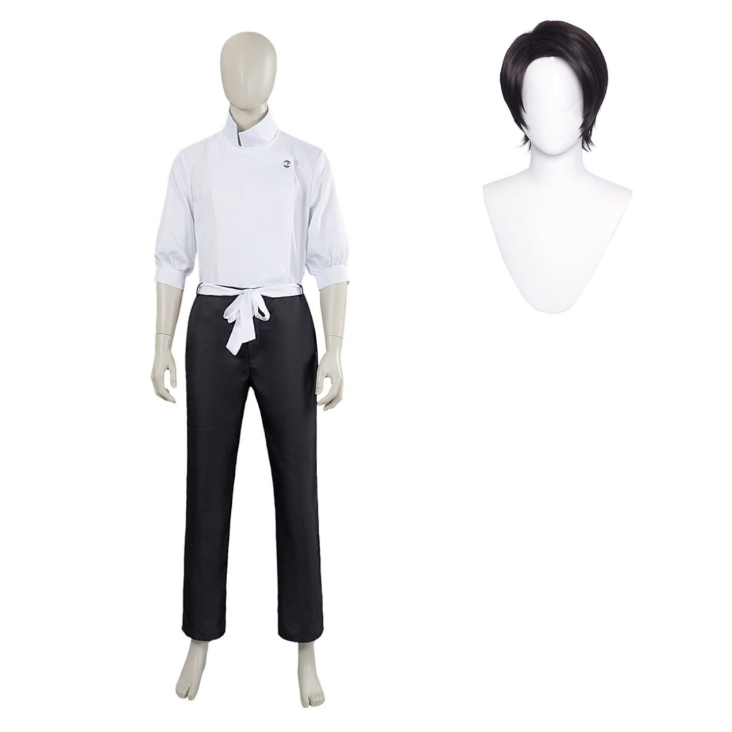 Yuta Okkotsu White Suit Outfits Halloween Carnival Cosplay Costume