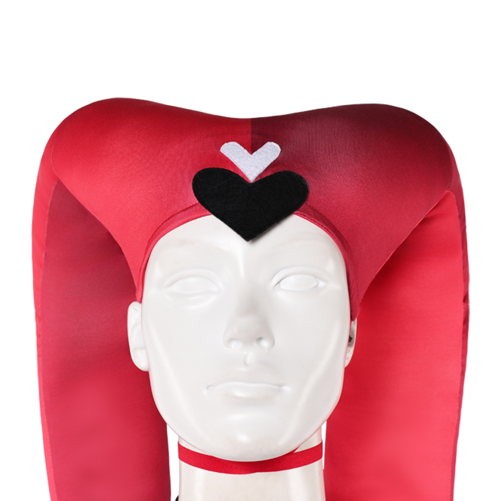 Hazbin Hotel Season 2 Kitty Red Clown Knit Set Outfit Halloween Carnival Cosplay Costume