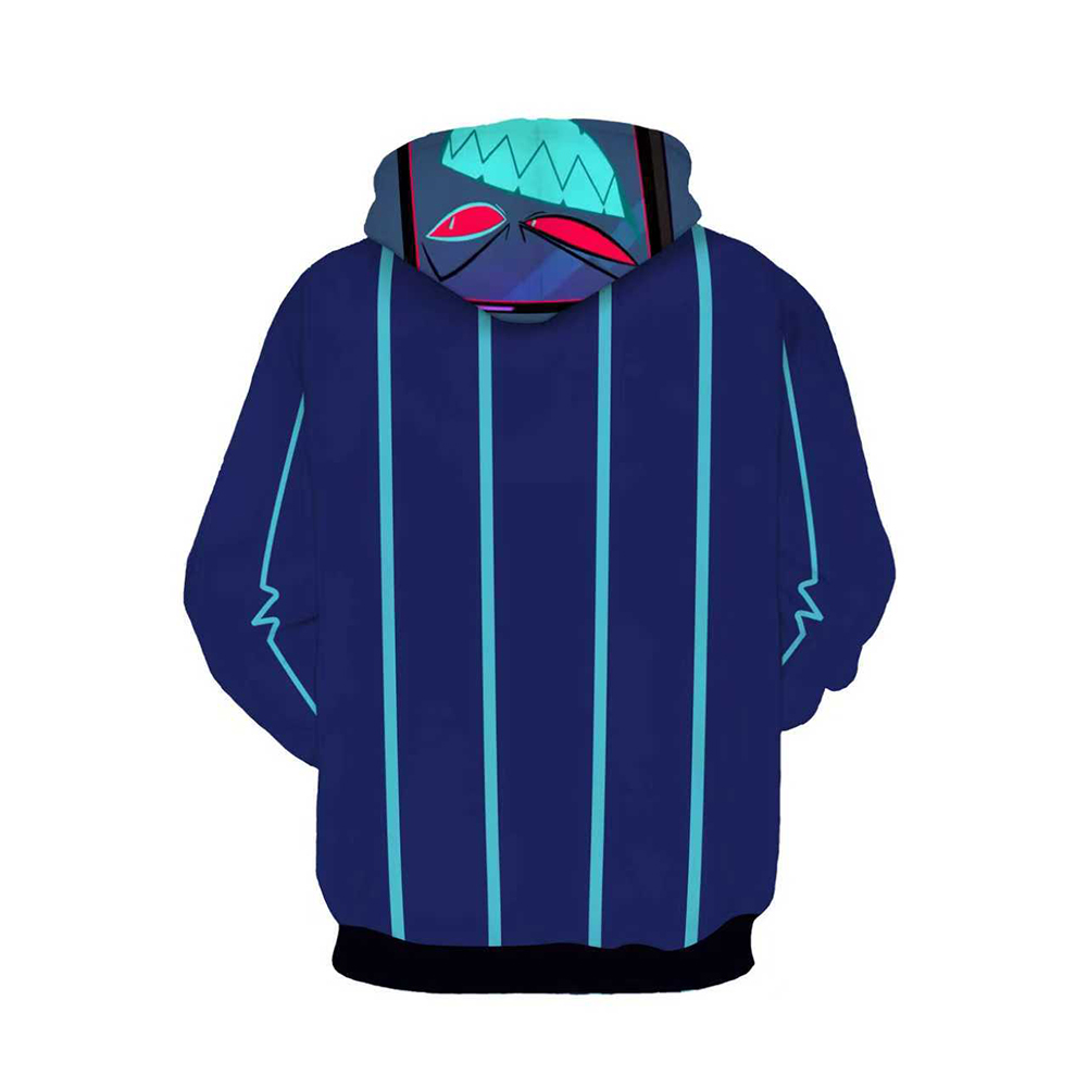Helluva Boss VOX 3D Printed Hooded Casual Sweatshirt Halloween Carnival Cosplay Costume
