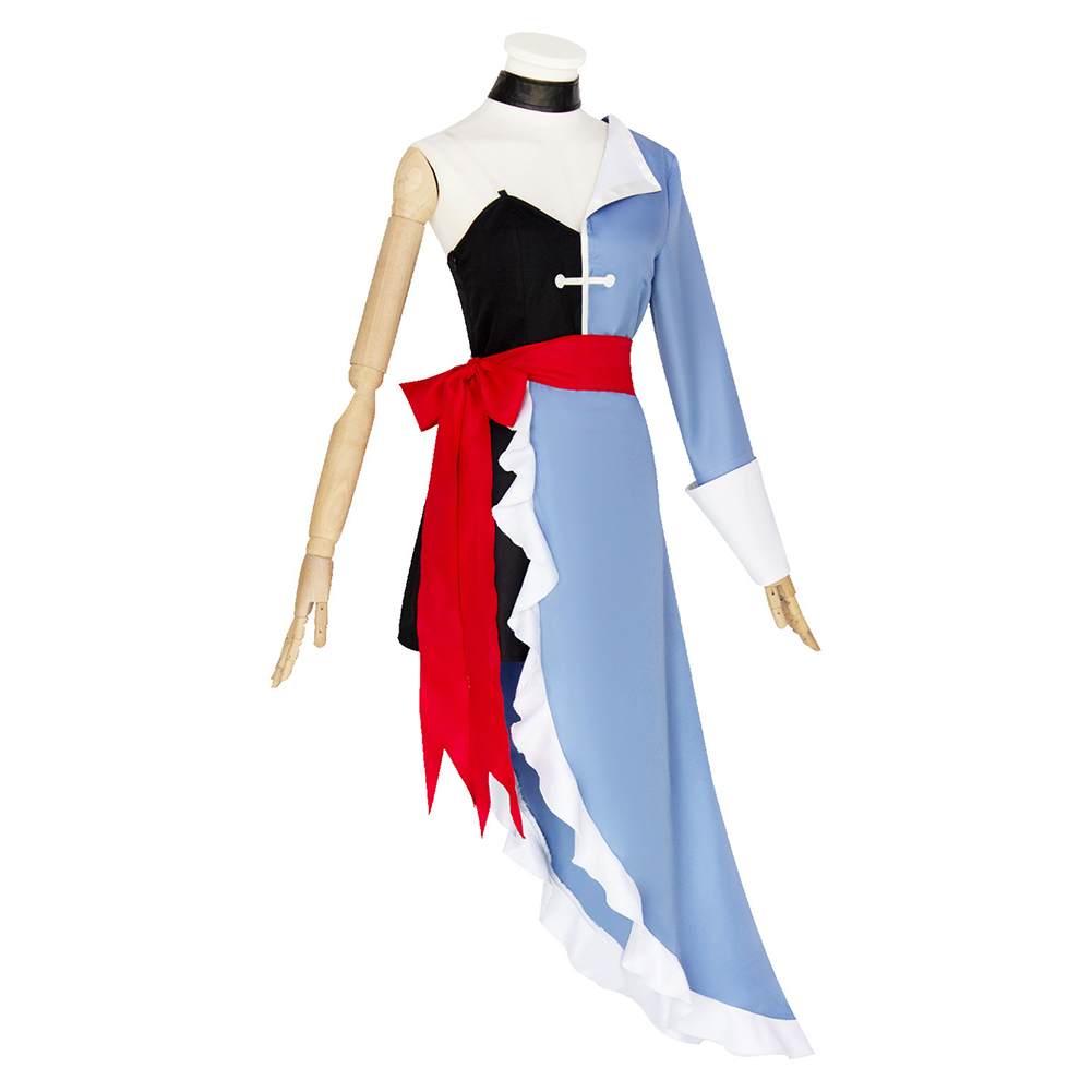 Hazbin Hotel Vaggi Women Gown Dress Outfits Halloween Carnival Cosplay Costume