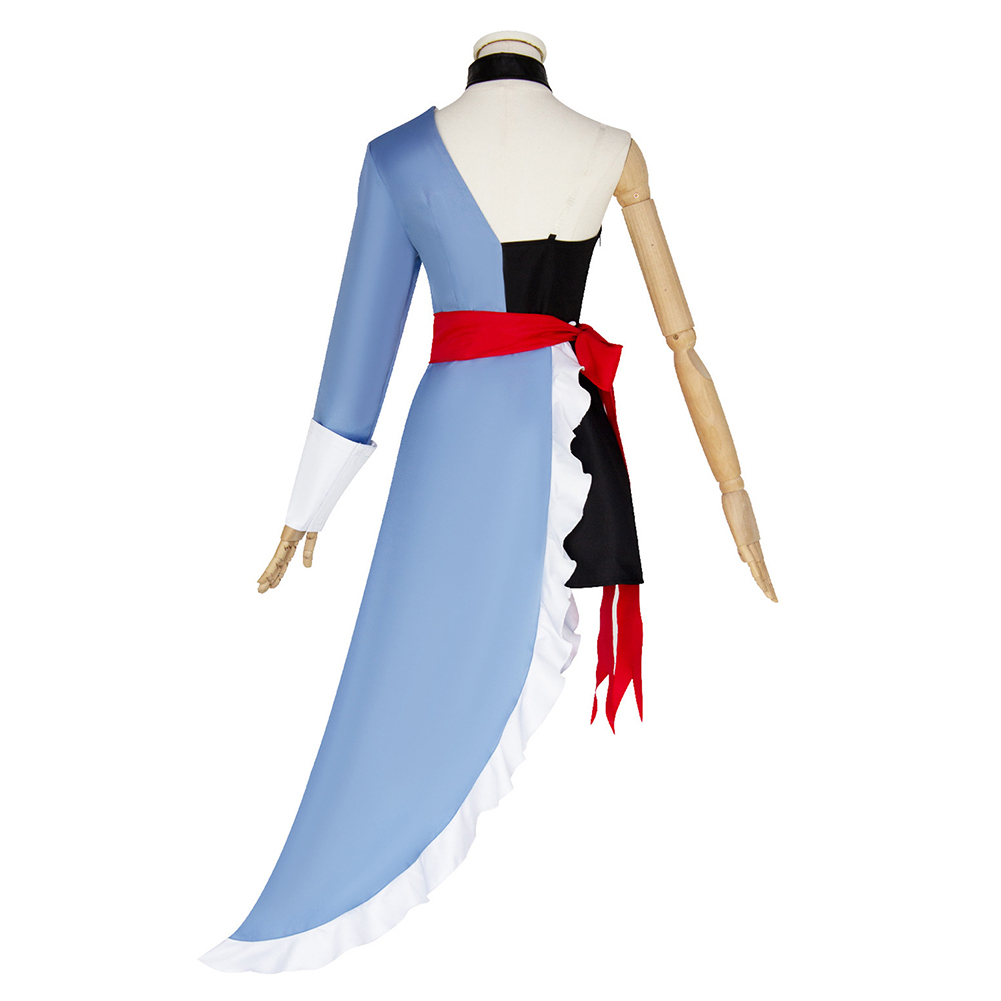 Hazbin Hotel Vaggi Women Gown Dress Outfits Halloween Carnival Cosplay Costume