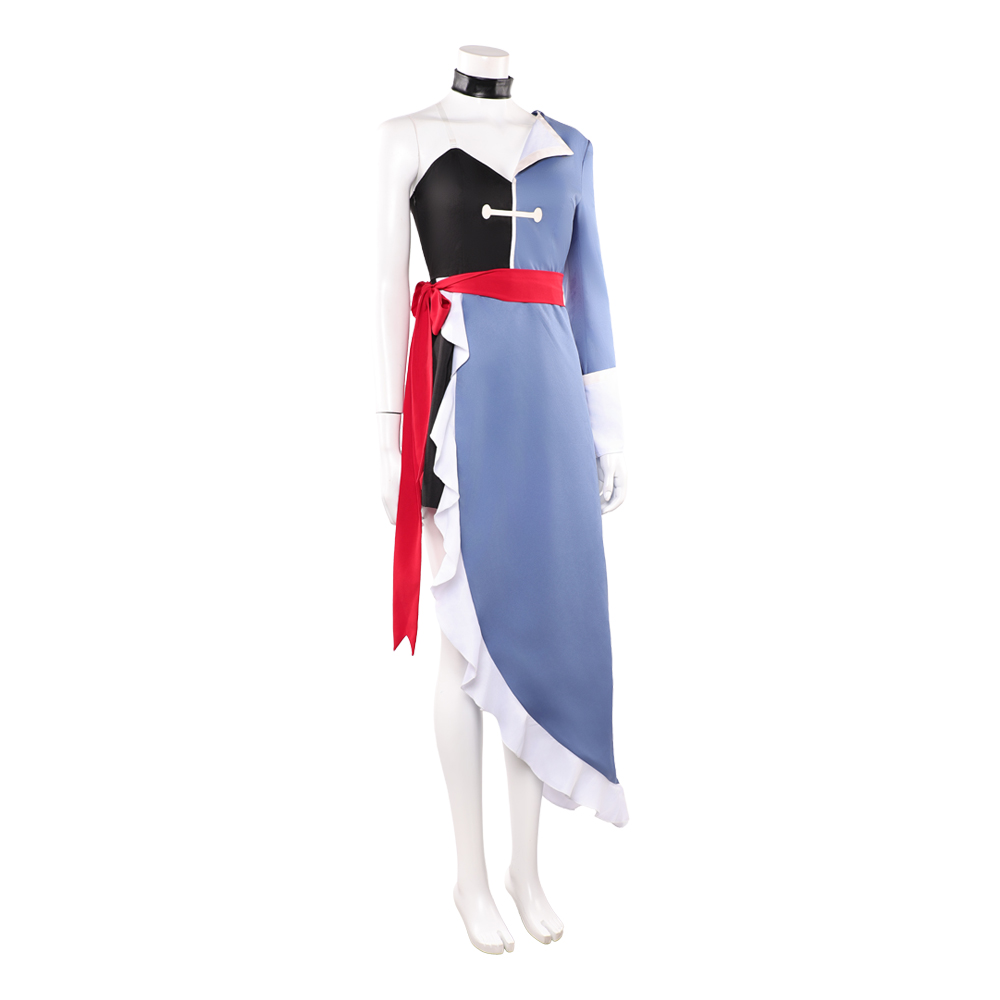 Hazbin Hotel Season 2 Vaggie Grey Dress Outfit Halloween Carnival Cosplay Costume