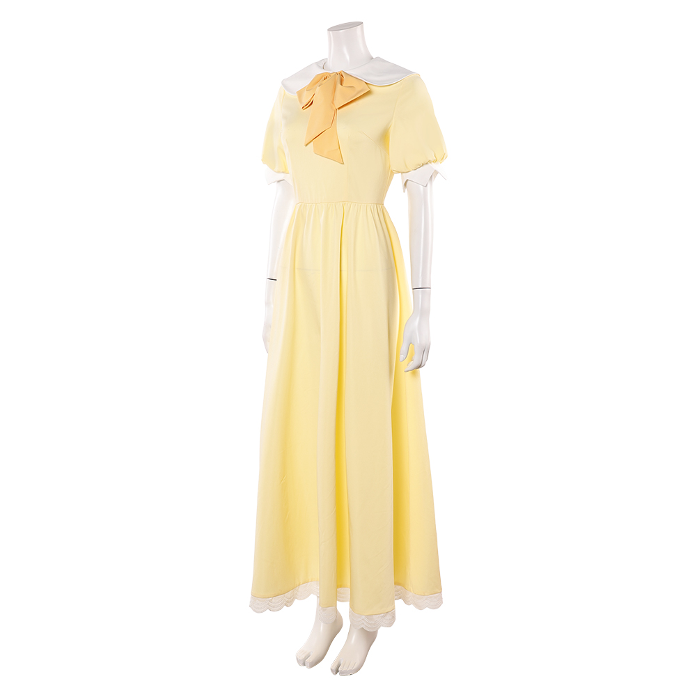 Hazbin Hotel Season 2 Husk Light Yellow Dress Halloween Carnival Cosplay Costume