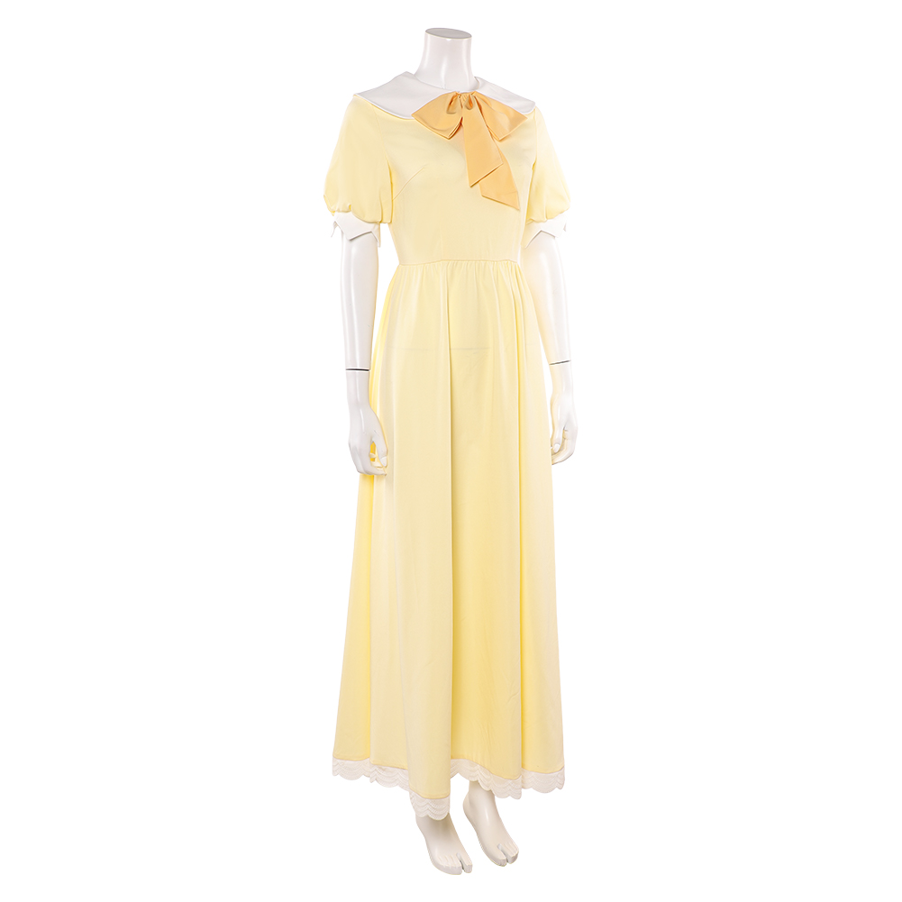 Hazbin Hotel Season 2 Husk Light Yellow Dress Halloween Carnival Cosplay Costume