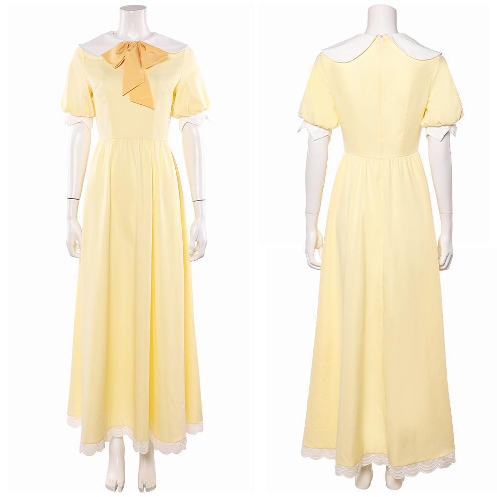 Hazbin Hotel Season 2 Husk Light Yellow Dress Halloween Carnival Cosplay Costume