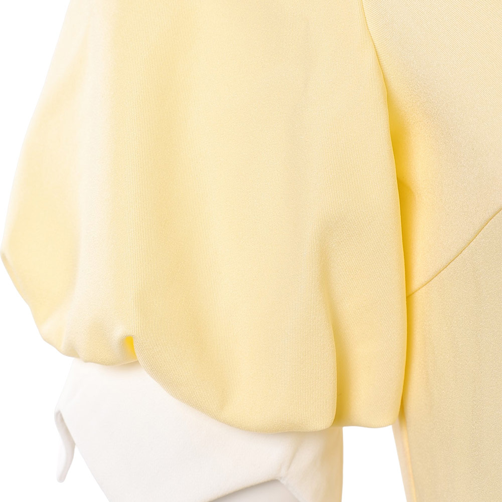 Hazbin Hotel Season 2 Husk Light Yellow Dress Halloween Carnival Cosplay Costume