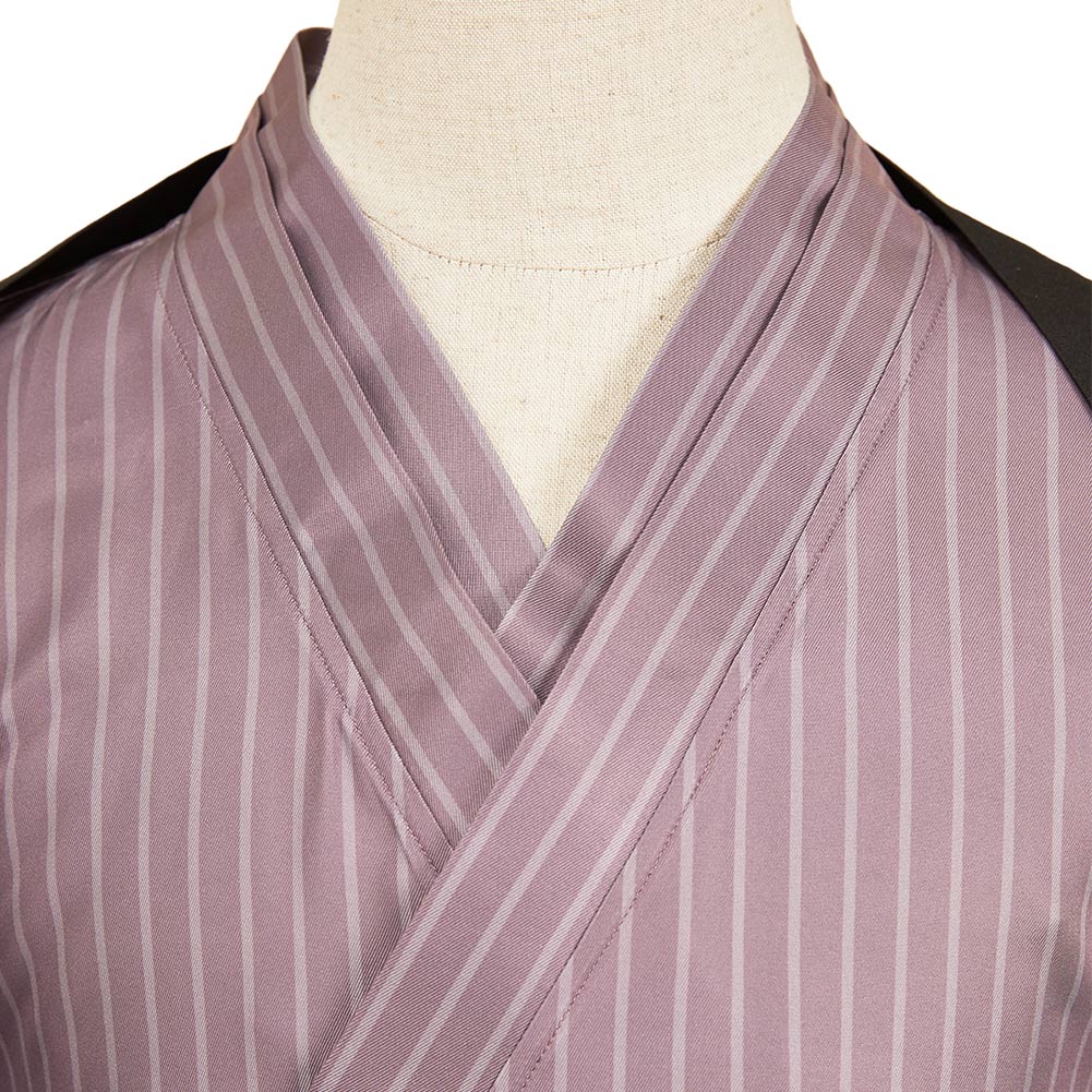 Hazbin Hotel Season 2 Alastor Black Kimono Outfit Cosplay Costume Halloween Carnival