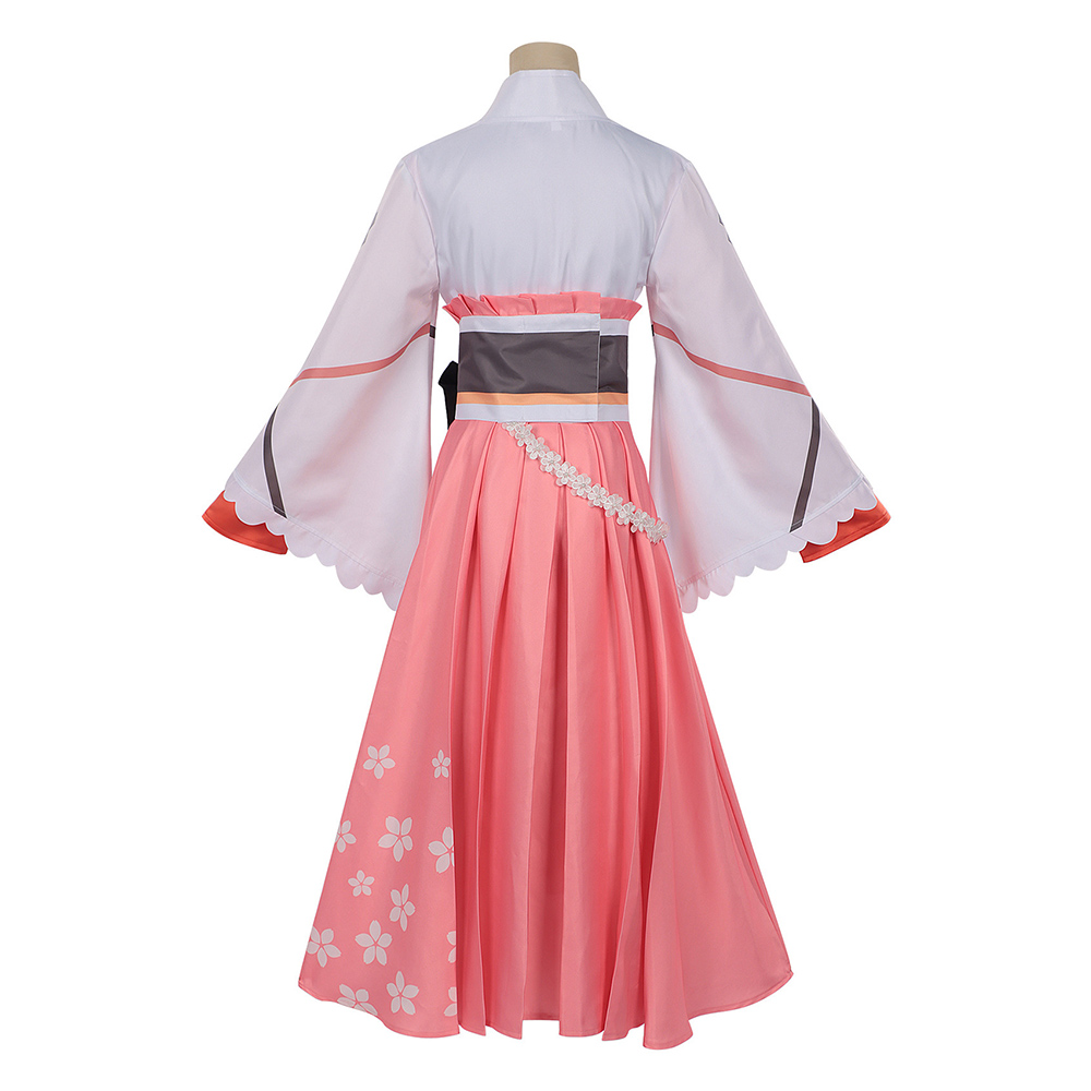 Shunkashuutou Daikousha:Haru no Mai Hinagiku Kayou Pink Outfit Halloween Carnival Cosplay Costume