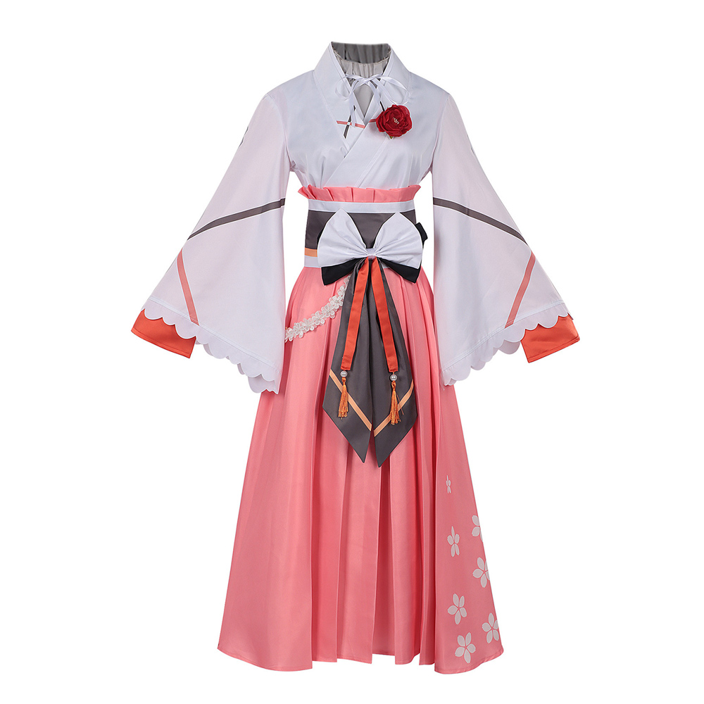 Shunkashuutou Daikousha:Haru no Mai Hinagiku Kayou Pink Outfit Halloween Carnival Cosplay Costume