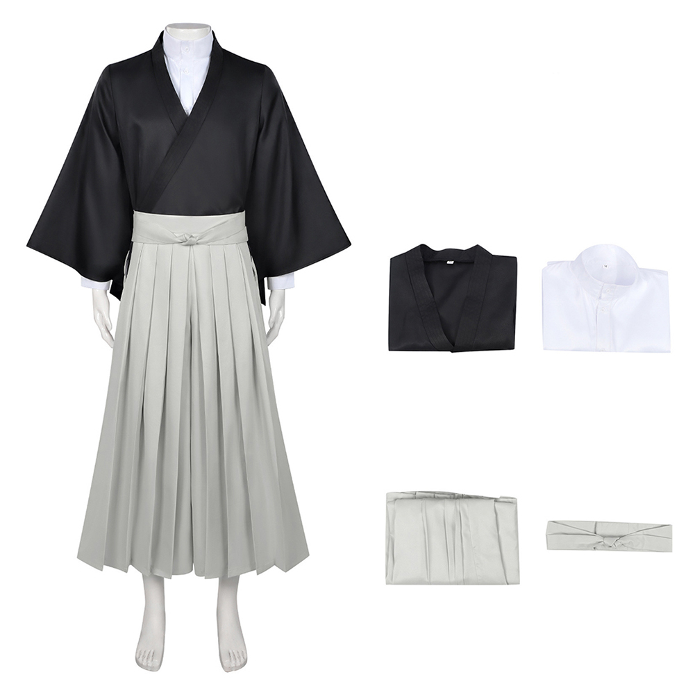 Jujutsu Kaisen Zenin Naoya Black Kimono Outfit Halloween Carnival Cosplay Costume