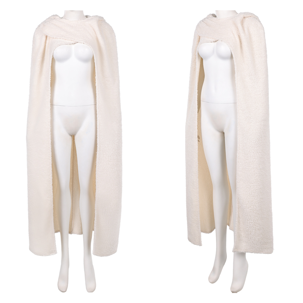 Padme Amidala White Cloak Outfit Halloween Carnival Cosplay Costume