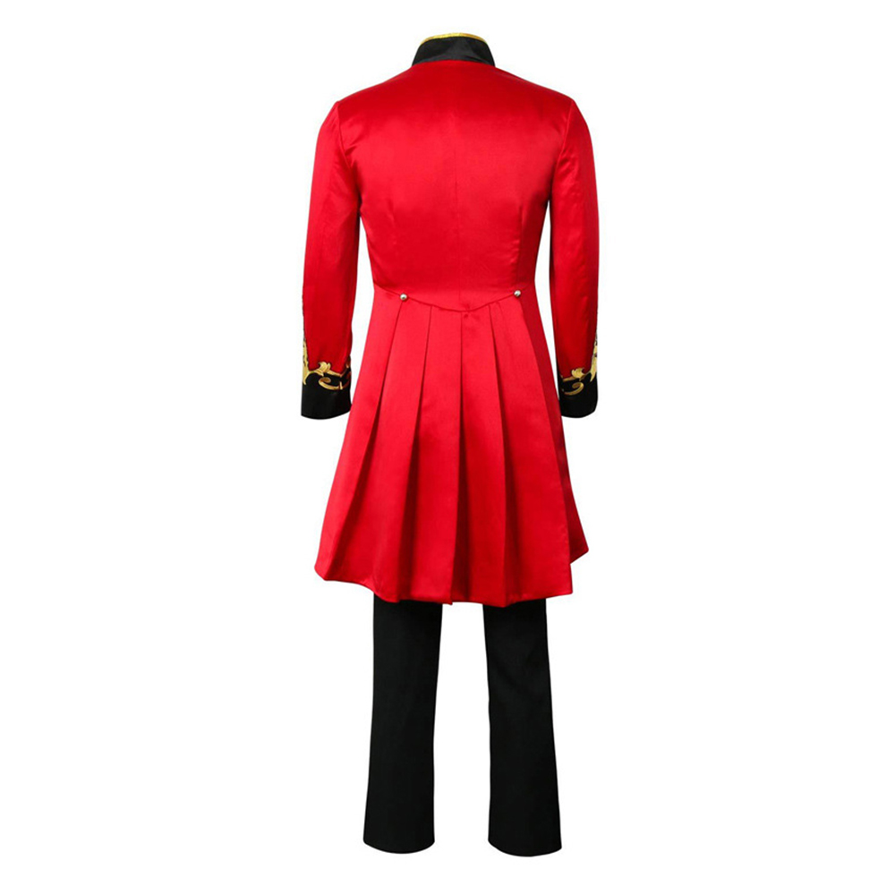 The Greatest Showman P.T. Barnum Red Outfit Halloween Carnival Cosplay Costume