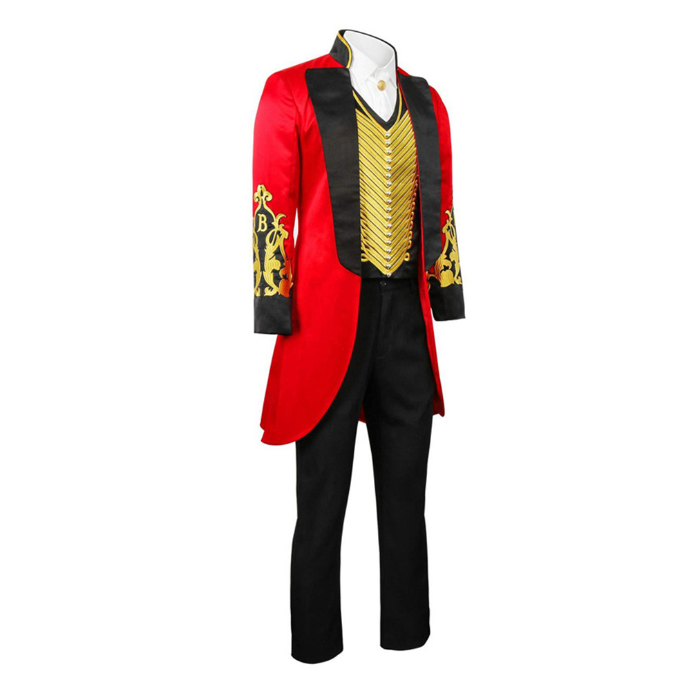 The Greatest Showman P.T. Barnum Red Outfit Halloween Carnival Cosplay Costume
