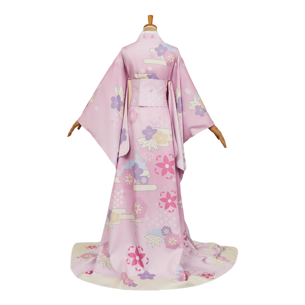 Hazbin Hotel Season 2 Angel Dust Pink Yukata Outfits Halloween Carnival Cosplay Costume