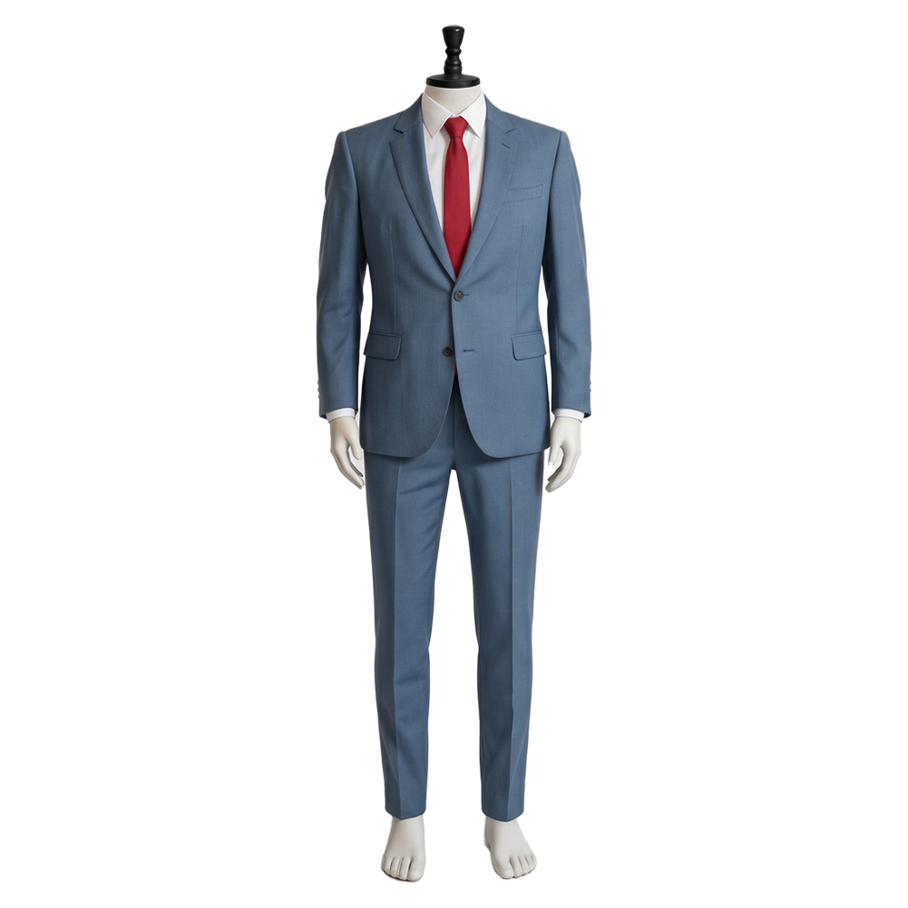 Smoking Behind the Supermarket with You Sasaki Blue Suit Halloween Carnival Cosplay Costume