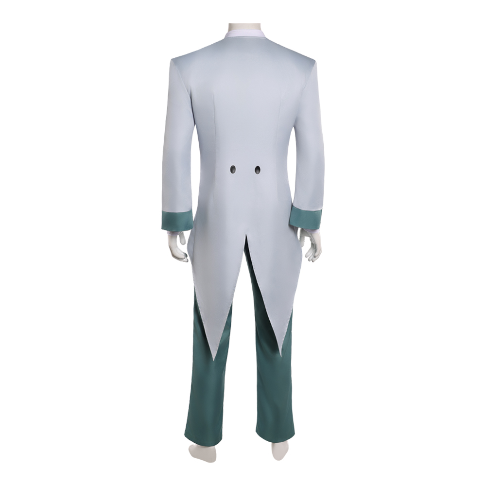 Hazbin Hotel Season 2  Vox Grey Suit Tailcoat Outfit Halloween Carnival Cosplay Costume