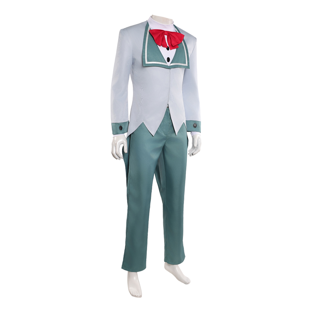 Hazbin Hotel Season 2  Vox Grey Suit Tailcoat Outfit Halloween Carnival Cosplay Costume