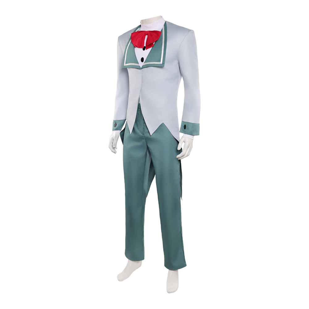 Hazbin Hotel Season 2  Vox Grey Suit Tailcoat Outfit Halloween Carnival Cosplay Costume