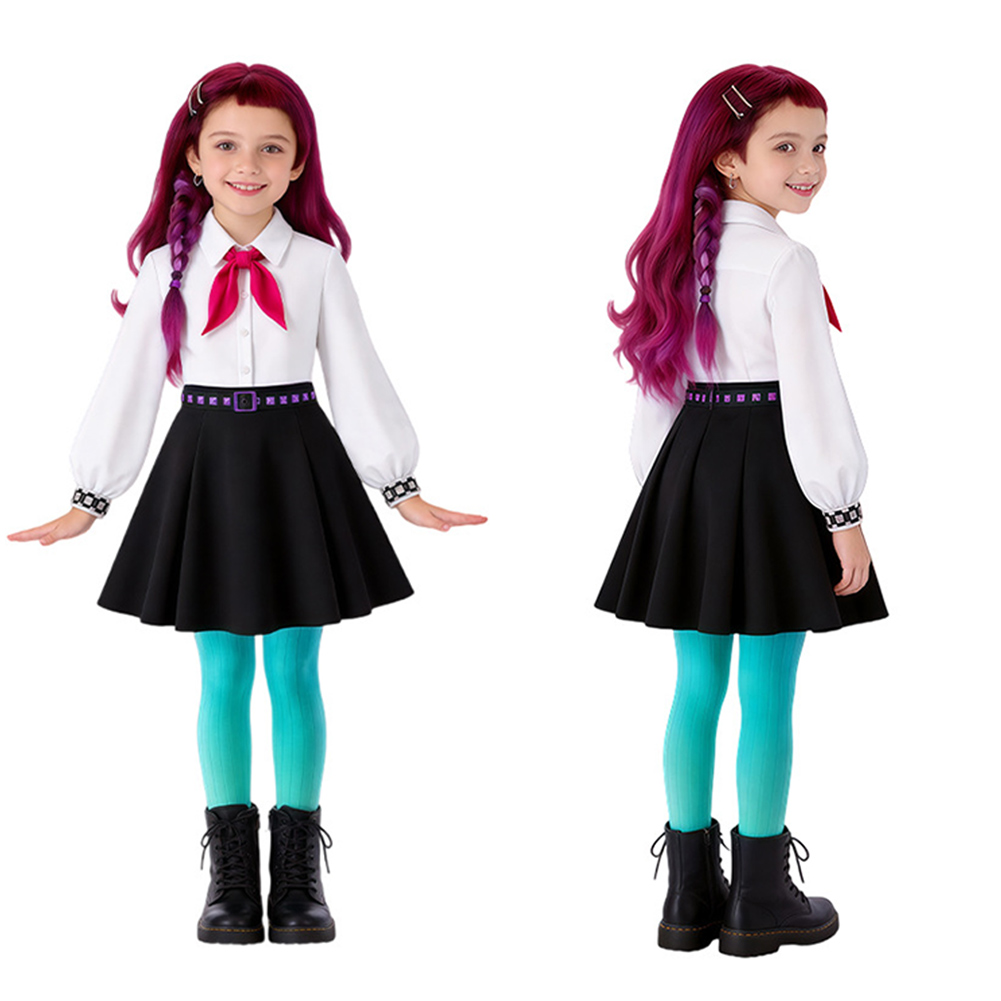 Girls' School Uniform for Children Outfits Halloween Carnival Cosplay Costume