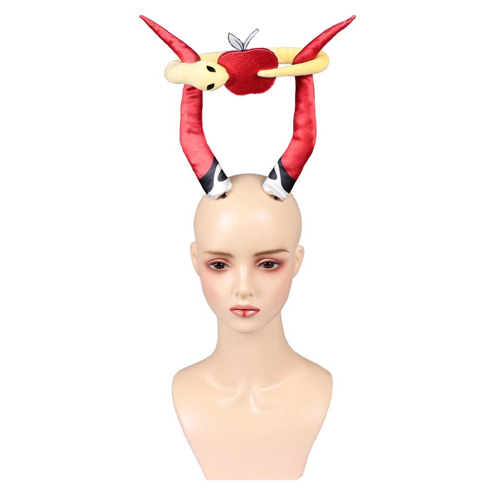 Hazbin Hotel Season 2 Lucifer Red Demon Headgear Outfit Halloween Carnival Cosplay Costume