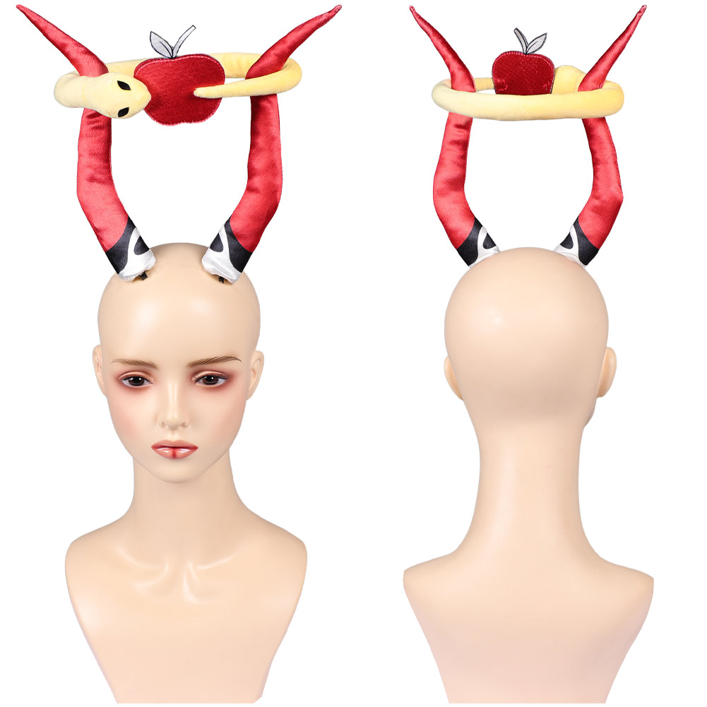 Hazbin Hotel Season 2 Lucifer Red Demon Headgear Outfit Halloween Carnival Cosplay Costume