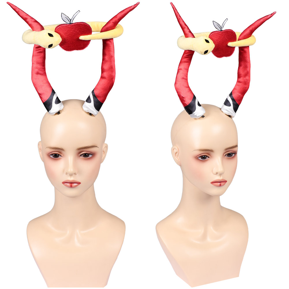 Hazbin Hotel Season 2 Lucifer Red Demon Headgear Outfit Halloween Carnival Cosplay Costume
