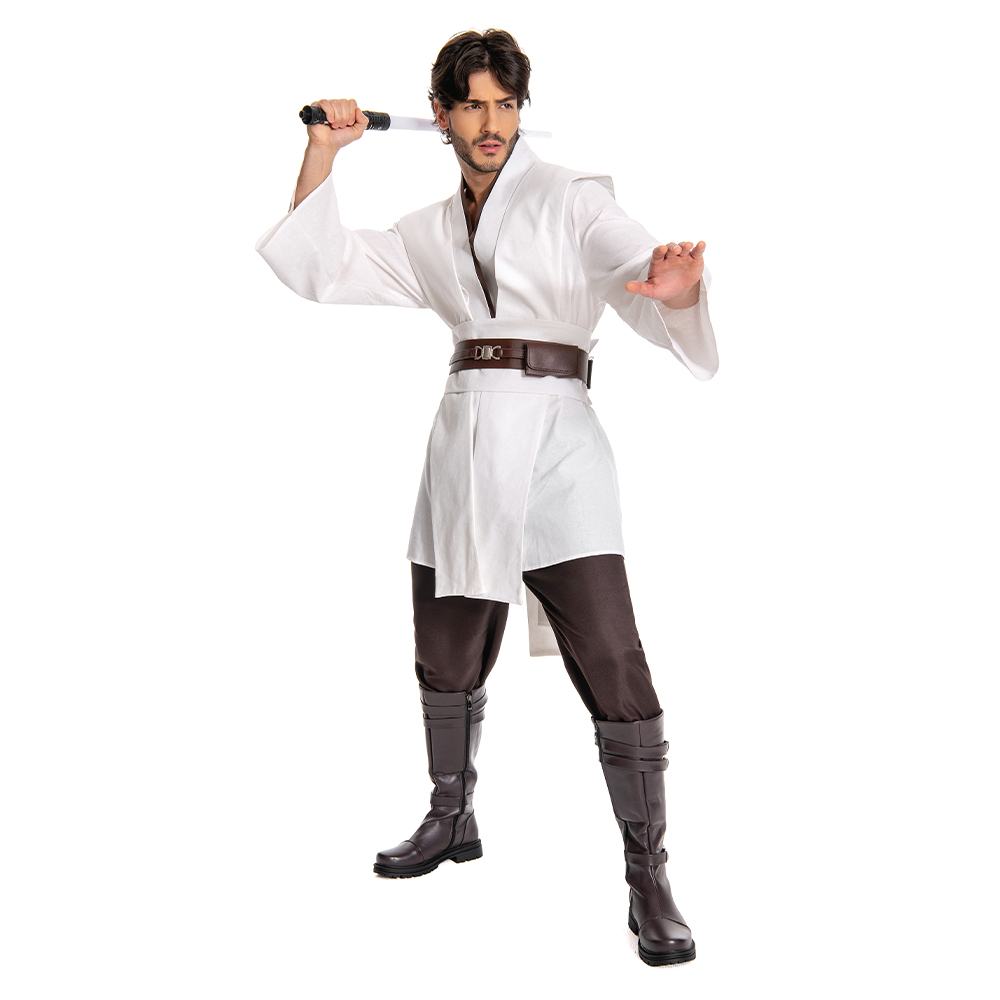 Obi-Wan Kenobi Jedi Outfits Full Set Cosplay Costume Halloween Carnival Suit