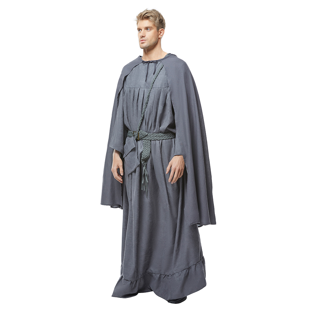 The Lord Of The Rings Gandalf the Grey Robe Outfits Halloween Cosplay Costume