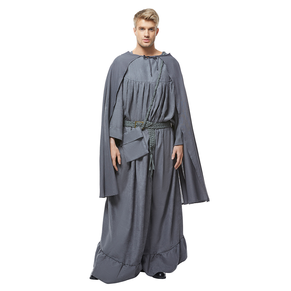 The Lord Of The Rings Gandalf the Grey Robe Outfits Halloween Cosplay Costume