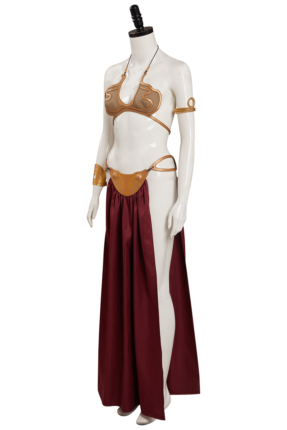 Movie Leia Metal Cosplay Costume Outfits Halloween Carnival Suit